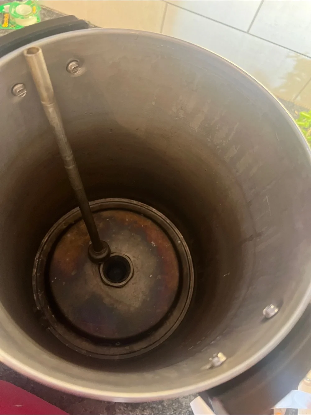 West Bend Stainless Steel Coffee Urn with Black Lid and Spout - Home Kitchen